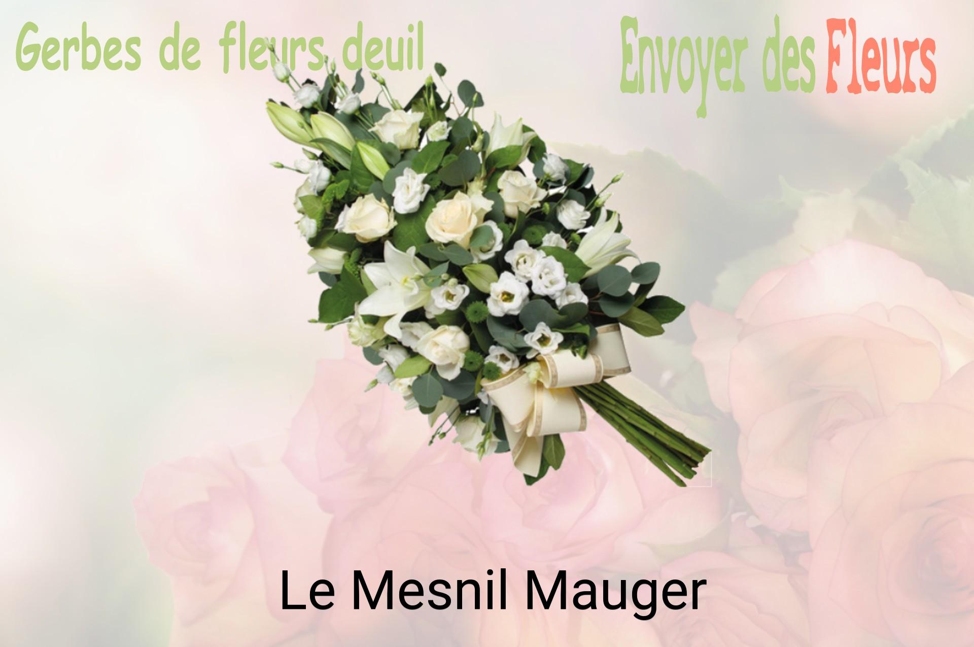 Gerbe de fleurs de deuil livrée à Le Mesnil-Mauger